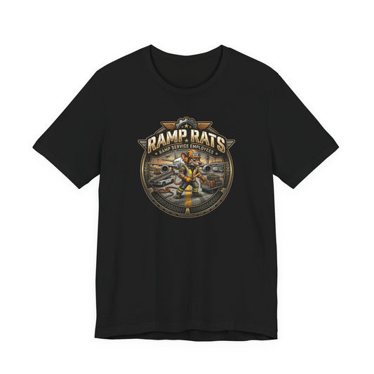 Ramp Rats Vintage Garage Tee — Rat Rod Mechanic Car Crew Shirt