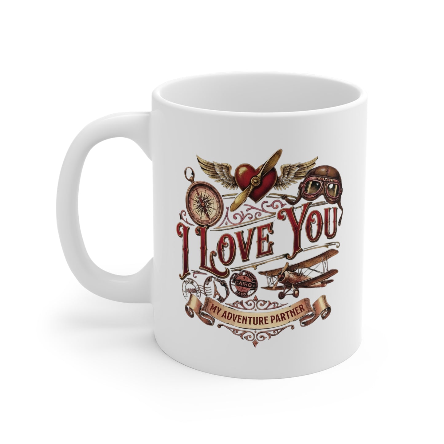 I Love You My Adventure Partner Coffee Mug