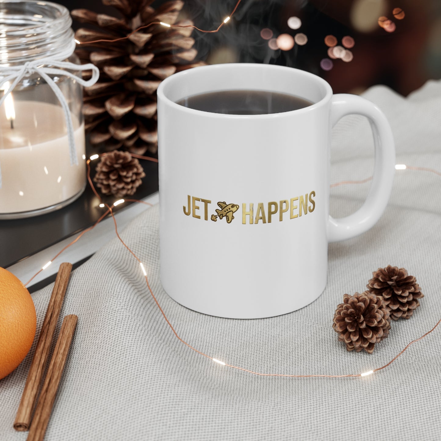 Jet Happens Aviation Coffee Mug