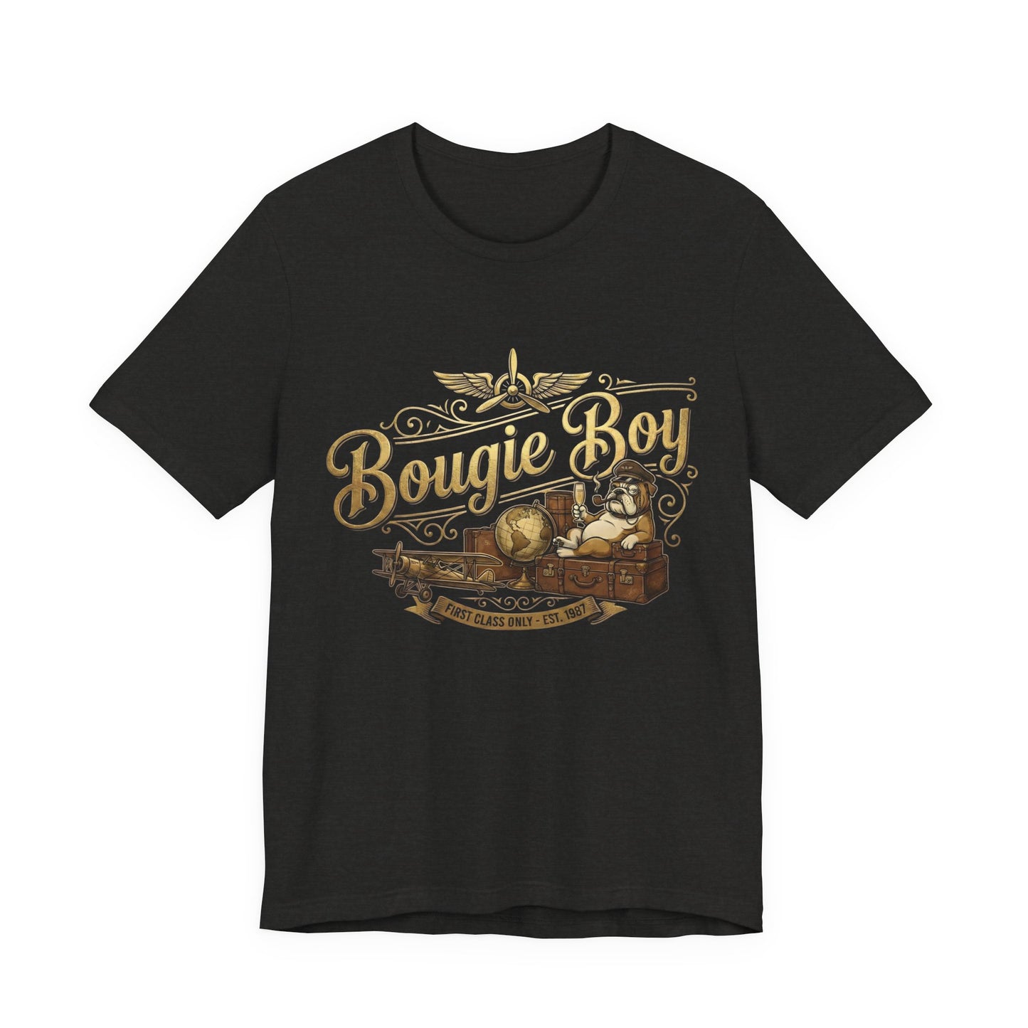 Bougie Boy Vintage Aviation Travel T-Shirt