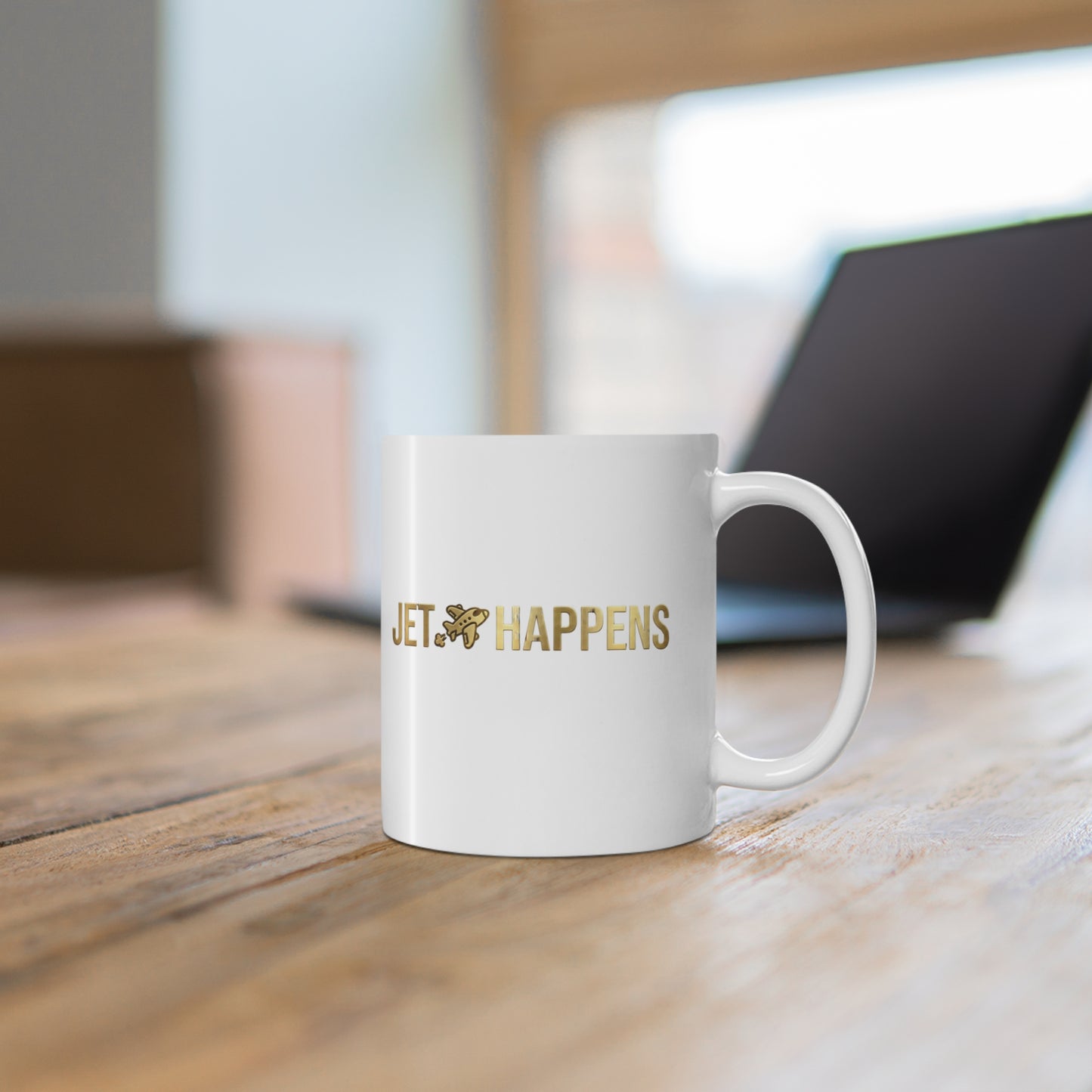 Jet Happens Aviation Coffee Mug