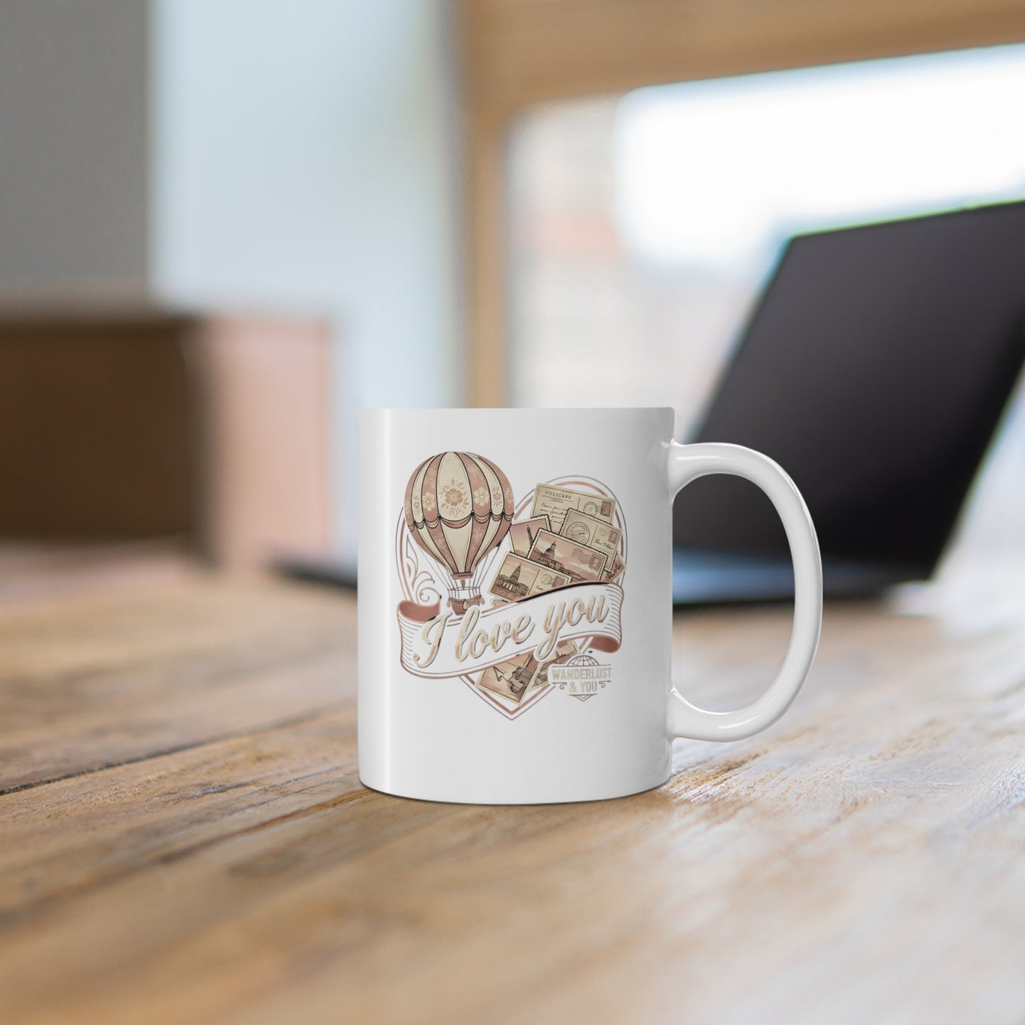 Wanderlust Valentine's Day Coffee Mug