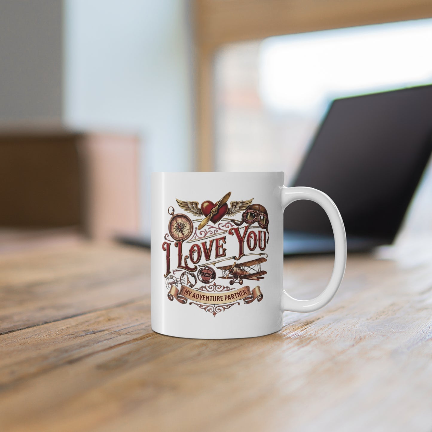 I Love You My Adventure Partner Coffee Mug