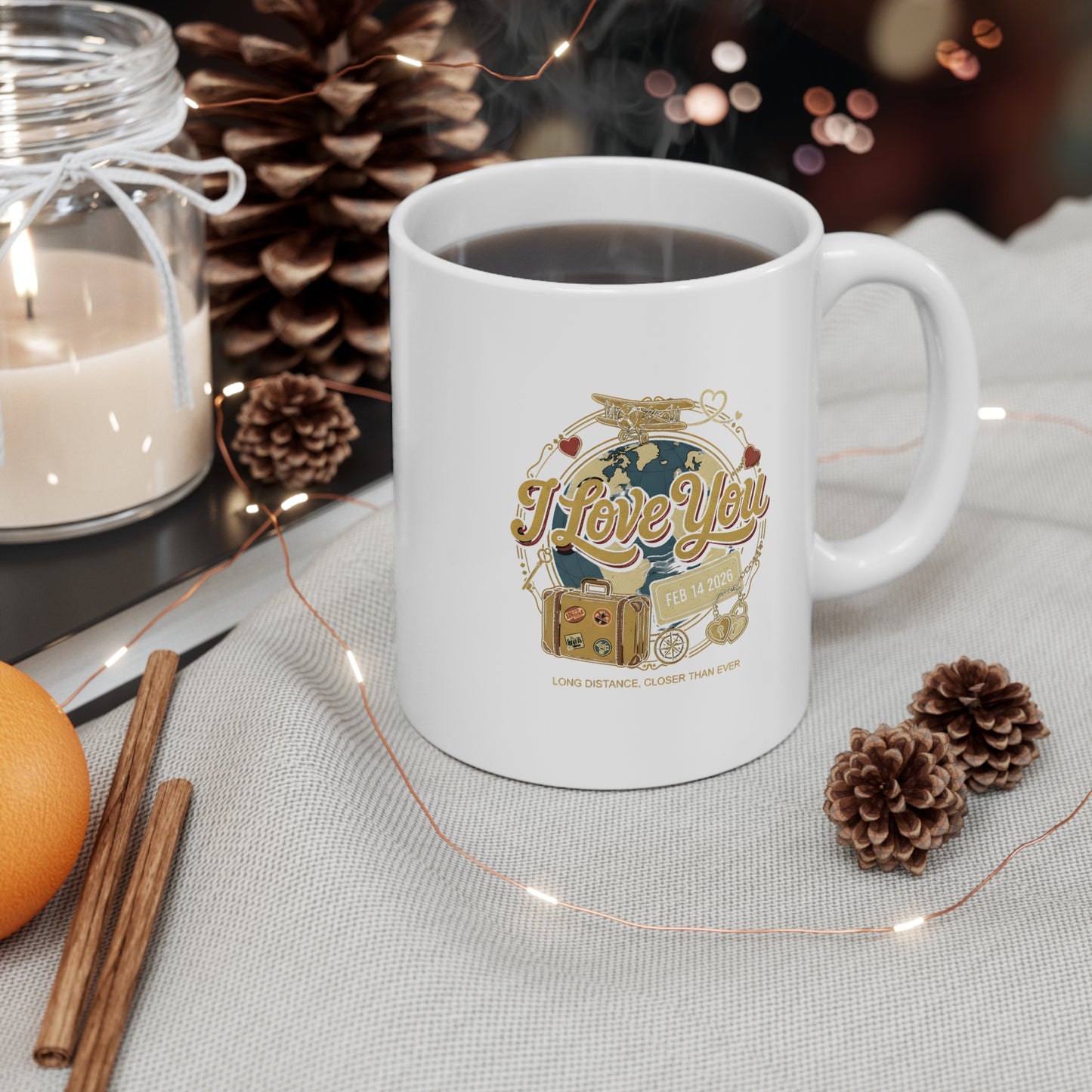 Long Distance Love Coffee Mug