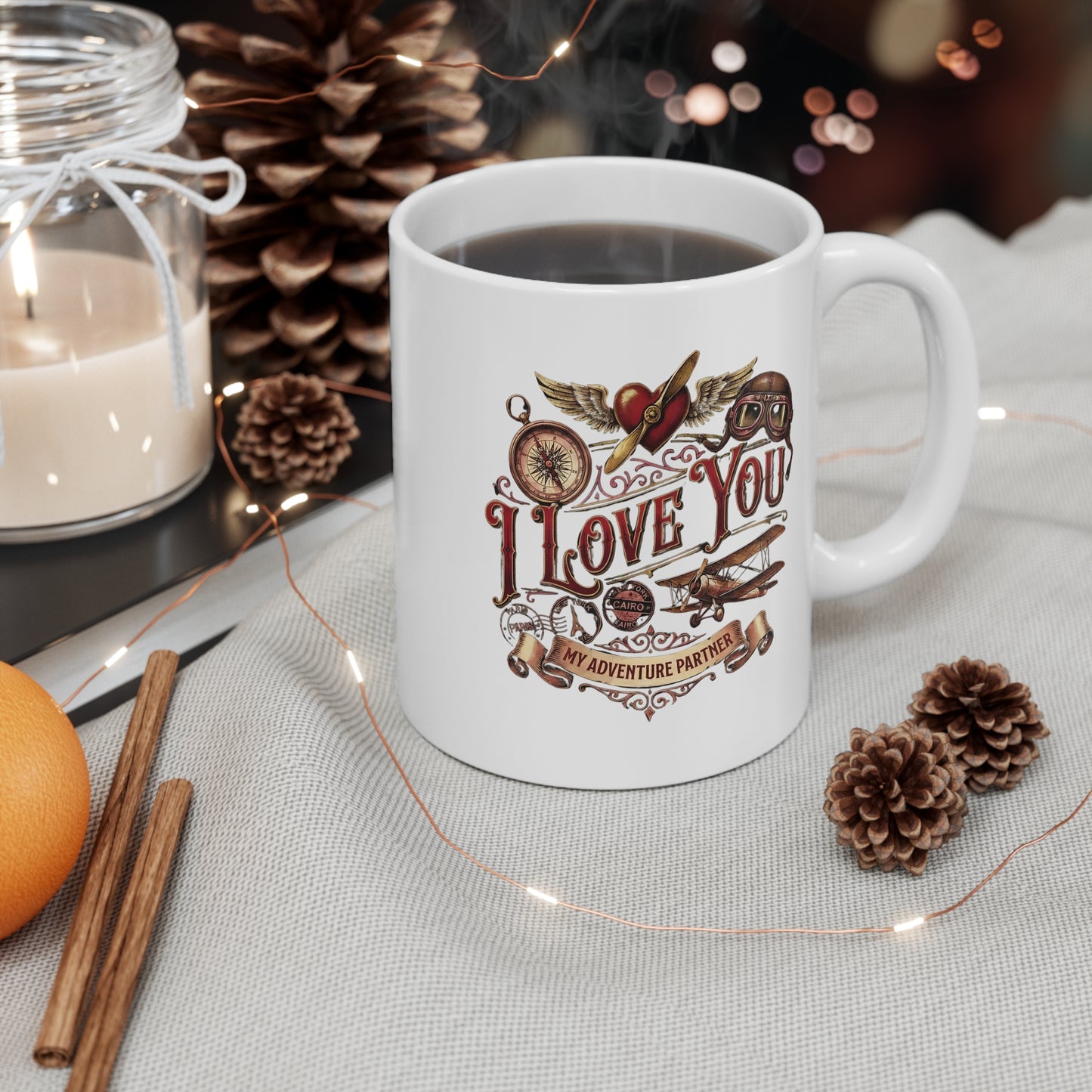 I Love You My Adventure Partner Coffee Mug