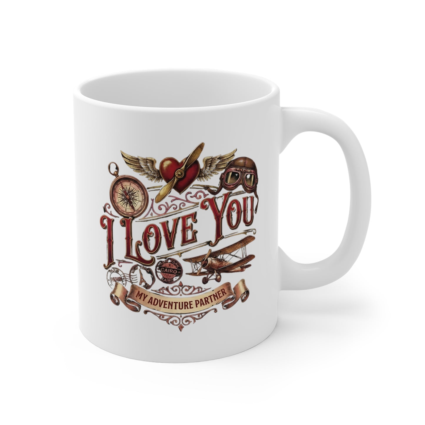 I Love You My Adventure Partner Coffee Mug